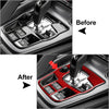 Jaguar F-Type Carbon Fiber Gear Shift Panel Cover Trim (2013-2024)