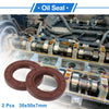 MakeModel Oil Seal 2 x Seal Ring 30x50x7mm Brown FKM Rubber