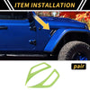 Jeep Wrangler JL JLU Gladiator JT Fender Side Air Outlet Vent Cover (2018-2023)