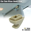 Chevy GMC Beige Car Plastic Visor Hook Clip Bracket Retainer