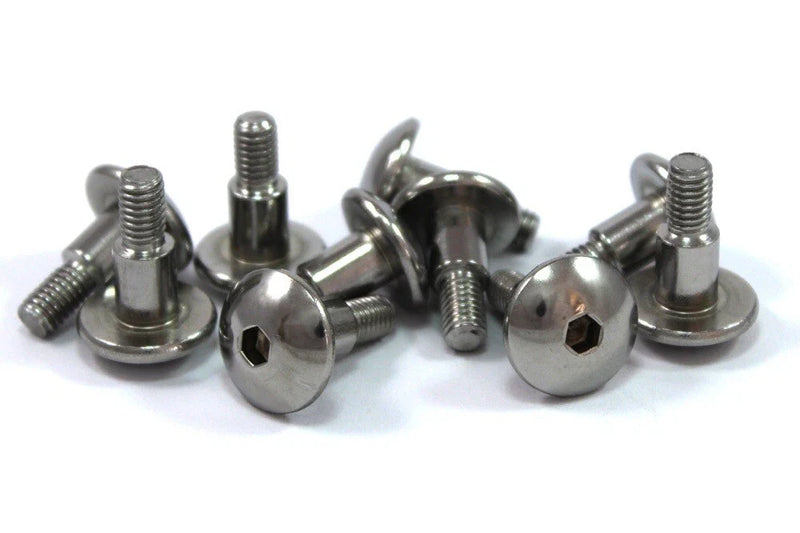 Suzuki 10x Fairing Bolts Stainless Steel m6x20mm + 10mm Shoulder Step