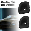 Ford (2007-2014) - 1 Pair, Black Plastic Door Panel Trim Lock Knob Grommet