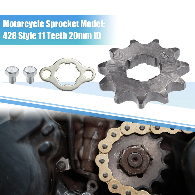 Dirt Pit Bike ATV Front Engine Sprocket / 428 11T 20mm ID