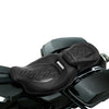 Harley Touring Road Glide Black Two-Up Gel Seat (2009-2023)