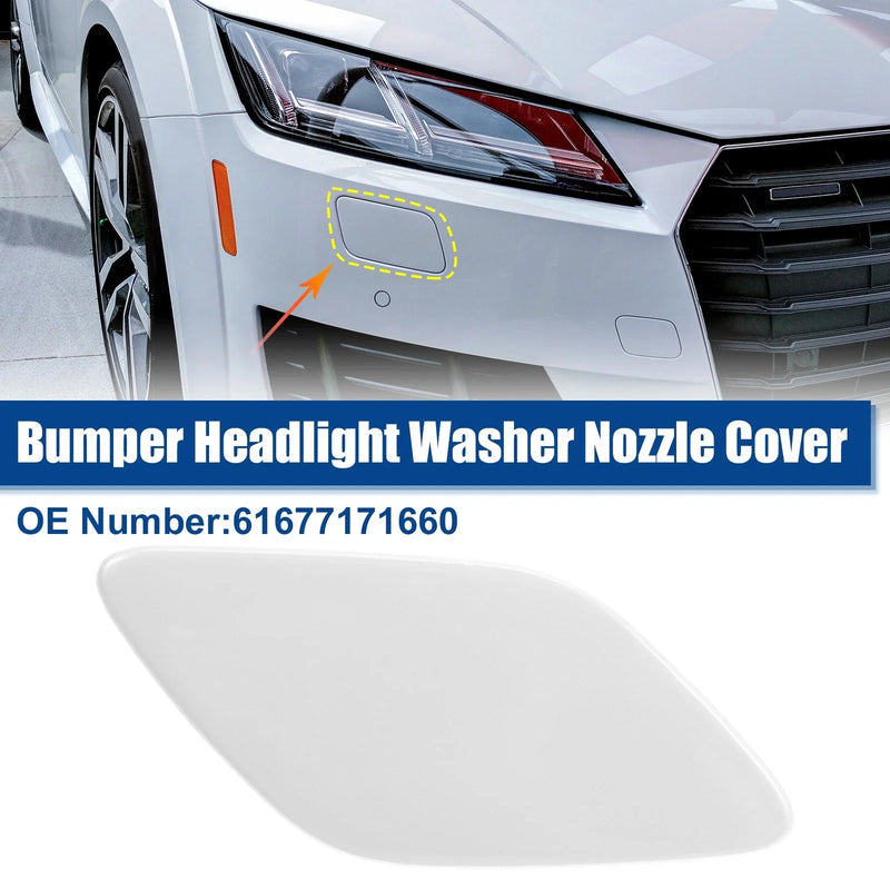 BMW 335i White Front Bumper Headlight Washer Cover Cap