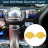 Ford Mustang 2015-2021 Yellow Console Decorator Gear Shift Knob Cover