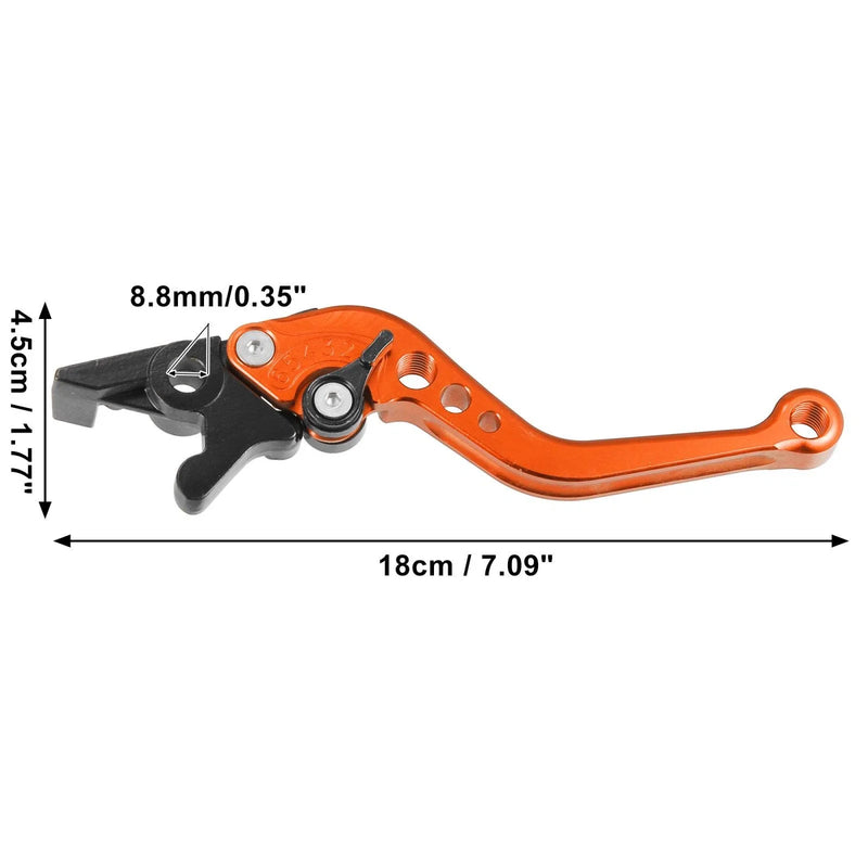 Honda CBR300R (2014-2019) Orange Aluminum Alloy Brake Clutch Lever Set