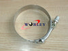 Universal 10 x 2.5" Turbo Pipe Hose Coupler T-Bolt Clamps