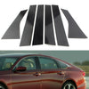 Honda Accord (2018-2020) Black Pillar Post Door Window Trim Covers
