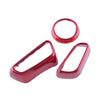 Toyota Camry 6 x Door Seat Adjustment Switch Knob Cover Rings (2007-2011)