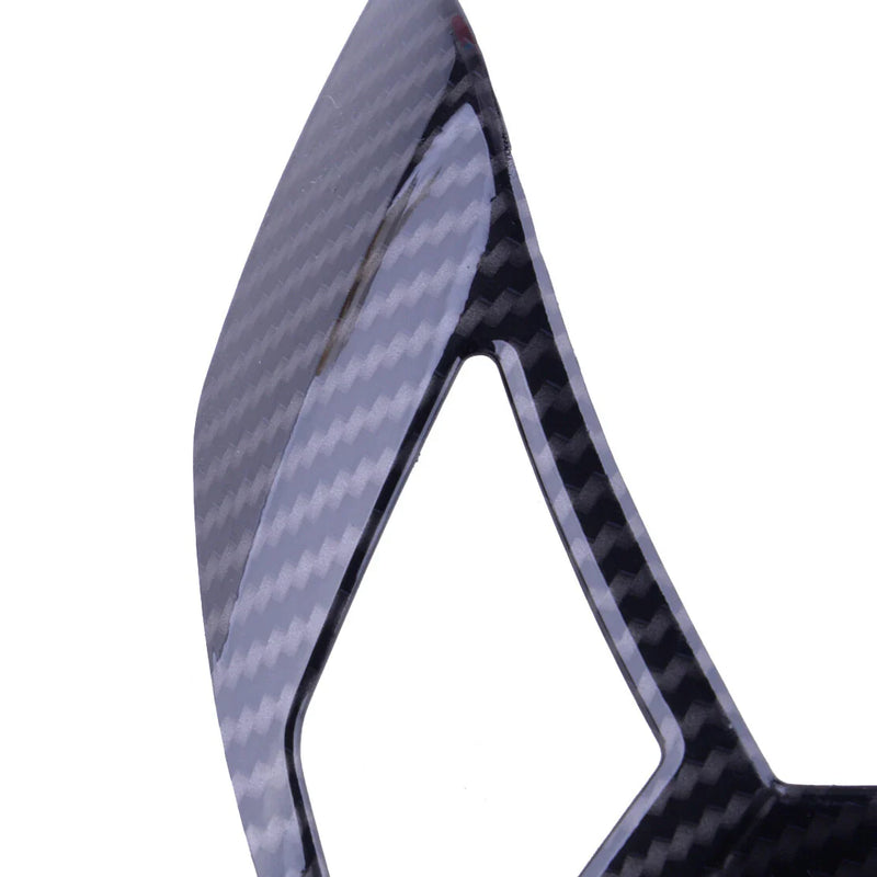 BMW E60 E61 Carbon Fiber ABS Steering Wheel Button Cover (2003-2010)