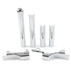 Harley Davidson Softail (2000-2007) Chrome Rear Swingarm Tube Covers