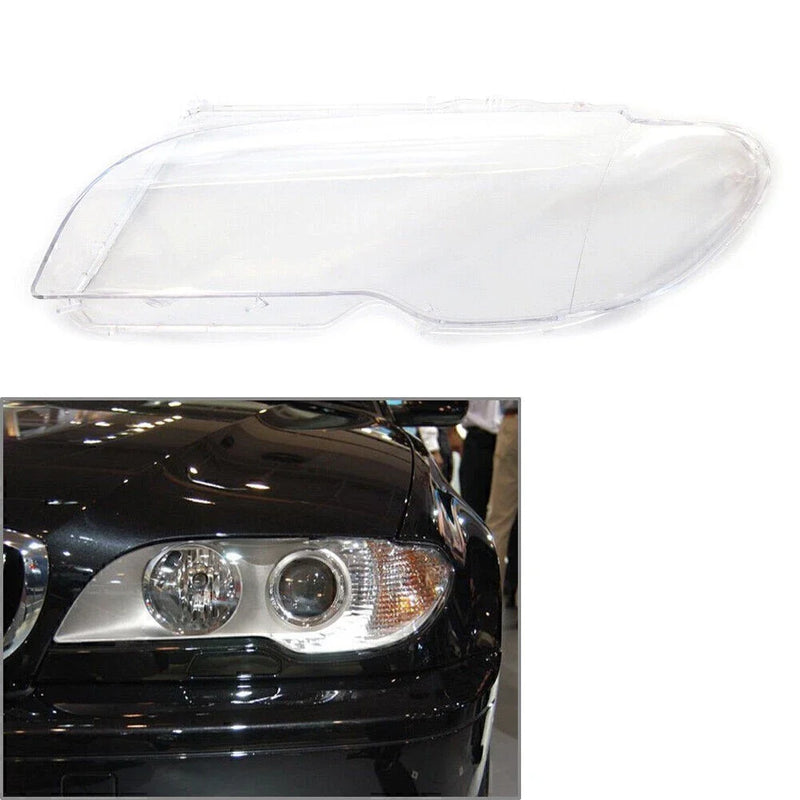 BMW E46 2DR Coupe 325ci 330ci Front Left Headlight Lens Cover (2003-2006)