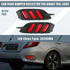 Honda Civic Sedan 2 x Rear Bumper Reflector LED Brake Tail Lights (2016-2019)