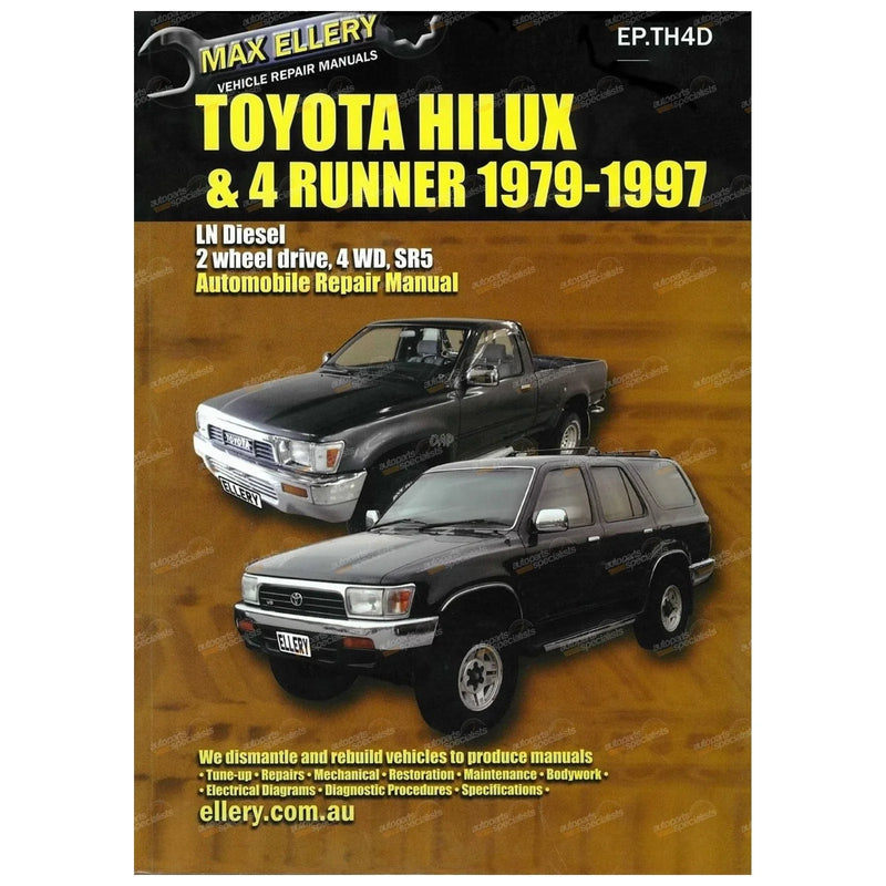 Hilux 2L 2LT LN56 LN60 LN61 LN65 Workshop Manual