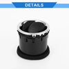Ford Fusion (2006-2009) Black Silver Tone ABS 2 x Center Dash A/C Outlets