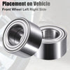 Ford Edge (2015-2023) Silver Tone 2 x Front Wheel Bearings
