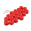 Volkswagen Golf, Passat, Beetle 17mm Red Wheel Lug Nut Bolt Cover Caps