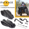 Polaris Sportsman 570 / 800 / 850 / 1000 Black Hand/Wind Guard Bracket Mount Kit