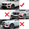 Benz GLE-Class W166 C292 Bumper Side Vent Splitter Fog Lamp Trim (2015-2018)
