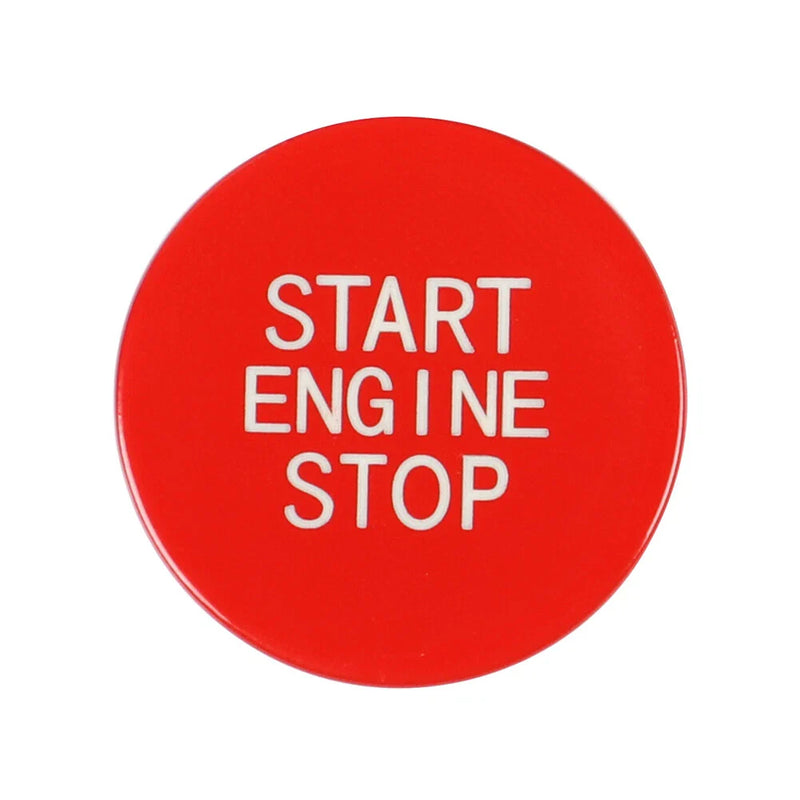 BMW 3 8 X Series Red Engine Start Stop Button Switch Cover Trim (2006-2020)