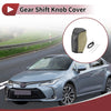 Toyota Corolla Gear Shift Knob Cover Beige Faux Leather 1 Pc (2014–2018)