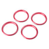 Audi A3 2012-2019 Red Interior Air Vent Cover Ring (4 pcs)