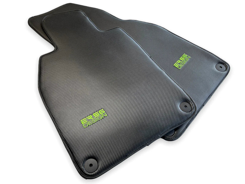 Porsche Cayenne 2003-2010 LHD Carbon Fiber ER56 Design Floor Mats