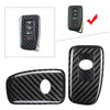 Lexus 2014-2017 Carbon Silver Black Remote Smart Key Fob Shell Cover