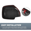 Lexus Toyota Land Cruiser Rearview Mirror Cap Overlay Gloss Black (2008-2021)