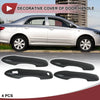 Toyota Camry 4 x Car Door Handle Cover Black ABS (2018–2024)