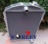 Chevy 350 V8 Hot / Street Rod 5 Row Aluminum Radiator + Fan (1938)