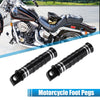 Harley Male Footpegs Black Aluminum Alloy Foot Pegs