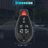 Keyless Entry Remote Key Shell Cover Dodge Chrysler No Chip