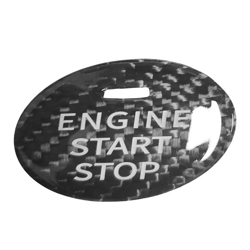Mazda CX-3, CX-4, CX-5, CX-8, MX-5 Carbon Fiber Red Start Stop Button Sticker