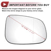 Volvo S80 Heated Passenger Side Mirror Glass (2012-2016)