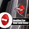 Ford Focus (2019-2021) Red 4 Pcs Door Lock Latch Covers
