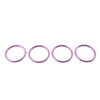 Audi A1 S1 8X (2010-2018) Purple 4 x Air Condition Vent Outlet Trim