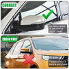 Ford Edge Pearl White Left Driver Side Rearview Mirror Cover (2015-2021)