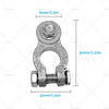 8 x DC 12V-24V Car Battery Terminals Connectors Clamp Clips