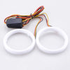 2 x 90MM COB Angel Eyes Halo Rings LED DRL White Headlight Lights