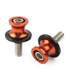 KAWASAKI ZX6R (1998-2011) Orange CNC 10MM Swingarm Spools Slider Screws