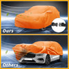 Volvo S60 Waterproof All Weather Car Cover (210D-PU, Orange)