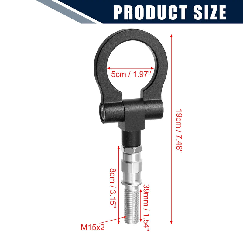 Mazda 3 Black Round Tow Hook Eye (2004-2009)