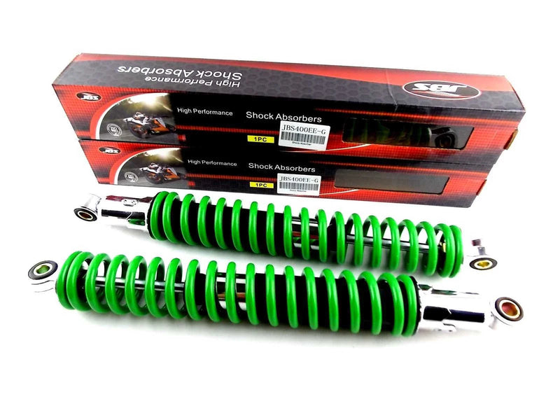 Honda CR125 RA 400mm Green/Chrome Rear Shock Absorbers