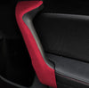 Subaru BRZ / Toyota 86 Red Leather Door Handle Armrest Cover Frame (2013–2020)