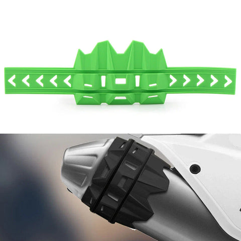 Universal Motorcycle Accessories Green Exhaust Tail Pipe Guard Cover