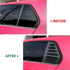 Volkswagen Golf 8 MK8 Rear Window Side Louver Trim (2020-2023)