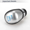 Ford Focus MK2 FL (2008-2011) - Plastic Blue Black Silver 6 Speed Shift Knob
