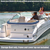Boat Bimini Top Storage Boot 79–84 Deep Blue
